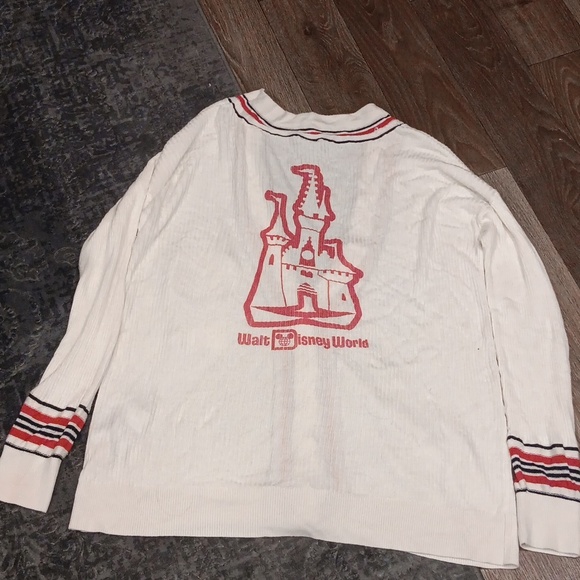 Walt Disney World Sweater Adult Extra Large Varsity Cardigan 50th Vault XL Retro - Picture 2 of 7